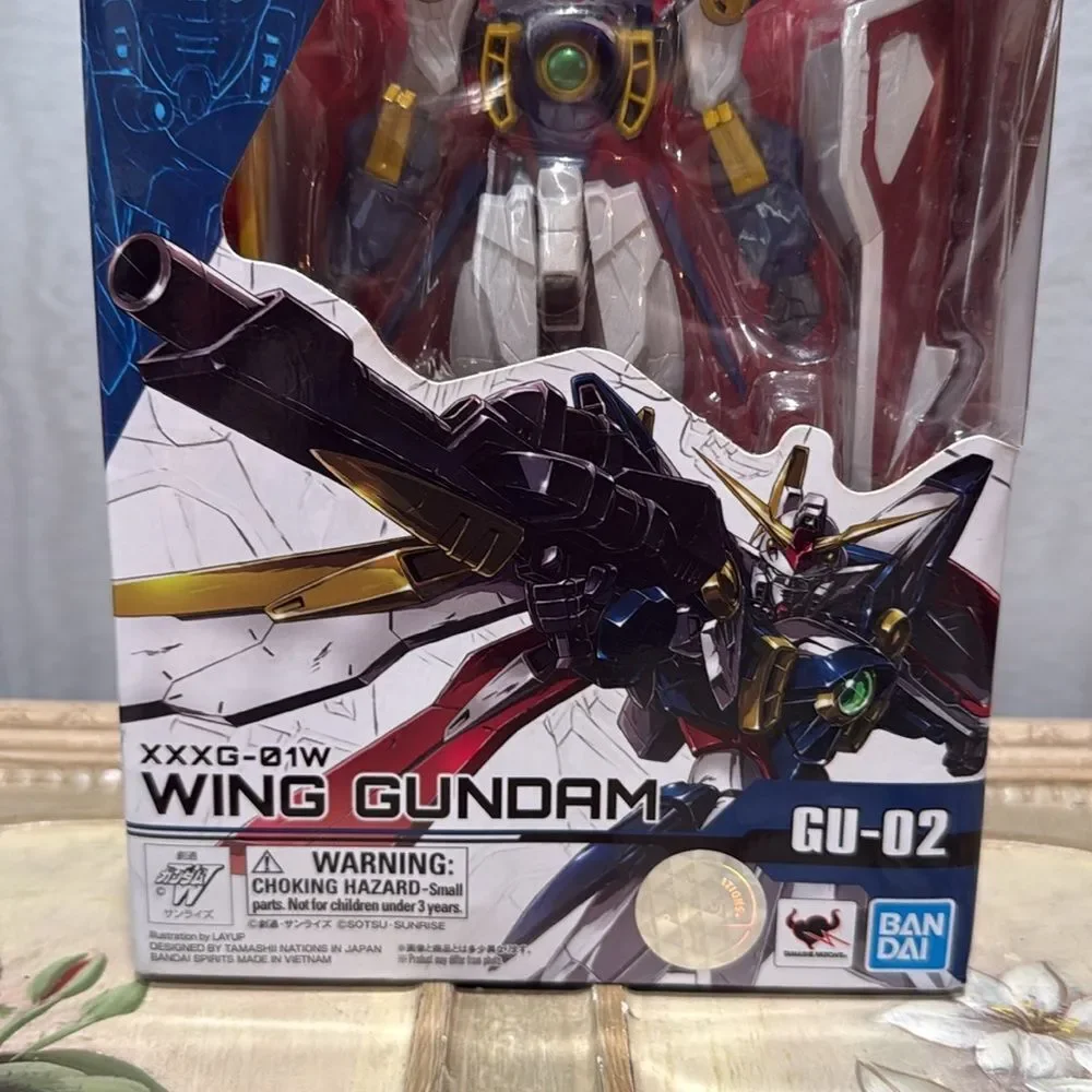 NEW Bandai Namco XXXG-01W Wing Gundam GU-02 Gundam Universe Figure New in Box